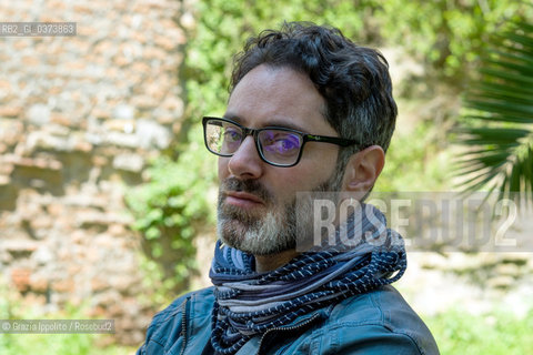 Mirko Zilhay author of  numerous thrillers Ecosì che si uccide La forma del buio Così crudele è la fine and translater of The goldfinch a best seller of D.Tartt, pictured in Rome,19 may 2018