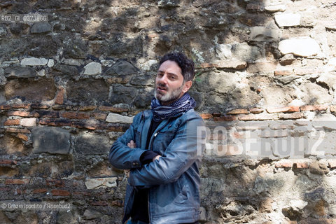 Mirko Zilhay author of  numerous thrillers Ecosì che si uccide La forma del buio Così crudele è la fine and translater of The goldfinch a best seller of D.Tartt, pictured in Rome,19 may 2018