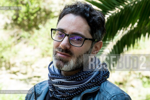 Mirko Zilhay author of  numerous thrillers Ecosì che si uccide La forma del buio Così crudele è la fine and translater of The goldfinch a best seller of D.Tartt, pictured in Rome,19 may 2018