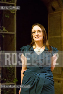 Lisa Mc Inerney, irish writer, winner of Premio Khilgren-Autore straniero with Peccati gloriosi published by Bompiani, at Teatro F.Parenti in Milan,29-5-2018 ©Grazia Ippolito/Rosebud2