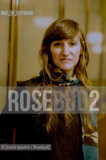 Sara Baume  irish writer , author ofFiore frutto foglia fango , pictured at bookcity , Milan 17-11-2018 ©Grazia Ippolito/Rosebud2