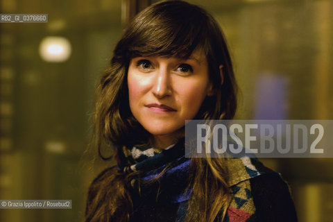 Sara Baume  irish writer , author ofFiore frutto foglia fango , pictured at bookcity , Milan 17-11-2018 ©Grazia Ippolito/Rosebud2