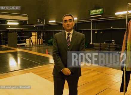 Cesidio Niño, artistic director of Abao-Olbe, opera theater of Bilbao, in the reharsal before the show, 19-01-2019 ©Grazia Ippolito/Rosebud2