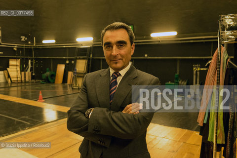 Cesidio Niño, artistic director of Abao-Olbe, opera theater of Bilbao, in the reharsal before the show, 19-01-2019 ©Grazia Ippolito/Rosebud2