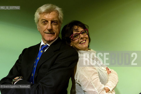 Grazia Pulvirenti Puggelli, director of opera, with Renzo Musumeci Greco, istruttore di attori per arti marziali, Teatro Abao, Bilbao 19-01-2019 ©Grazia Ippolito/Rosebud2