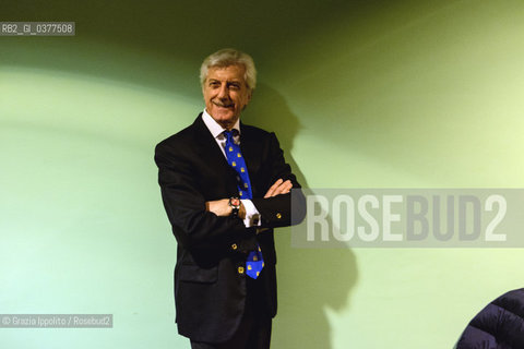 Renzo Musumeci Greco, istruttore di attori per arti marziali, Teatro Abao, Bilbao 19-01-2019.Renzo Musumeci Greco, sword master for  actors, son of Enzo Musumeci Greco, pictured in Bilbao at a Abao theater, 1-19-2019 ©Grazia Ippolito/Rosebud2