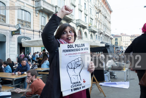 march 8-2019 women, feminist, in Oberdan square in Milan ©Grazia Ippolito/Rosebud2