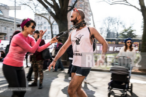 march 8-2019 women, feminist, in Oberdan square in Milan ©Grazia Ippolito/Rosebud2