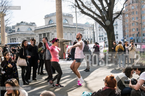 march 8-2019 women, feminist, in Oberdan square in Milan ©Grazia Ippolito/Rosebud2