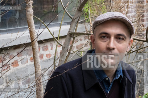 Nicola Manuppelli, author of Roma which is selected for Premio Strega, pictured at Bookpride at La fabbrica del vapore in Milan, 17-3-2019 ©Grazia Ippolito/Rosebud2