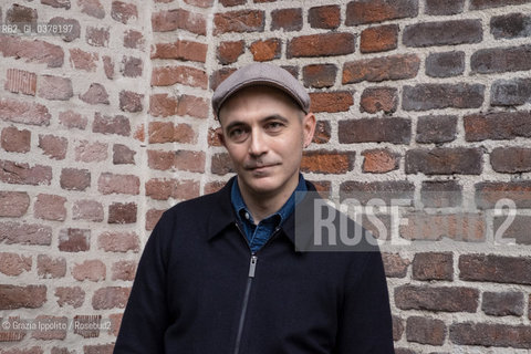 Nicola Manuppelli, author of Roma which is selected for Premio Strega, pictured at Bookpride at La fabbrica del vapore in Milan, 17-3-2019 ©Grazia Ippolito/Rosebud2