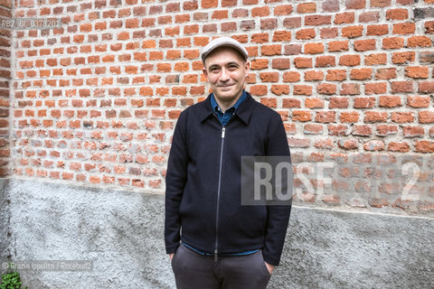 Nicola Manuppelli, author of Roma which is selected for Premio Strega, pictured at Bookpride at La fabbrica del vapore in Milan, 17-3-2019 ©Grazia Ippolito/Rosebud2