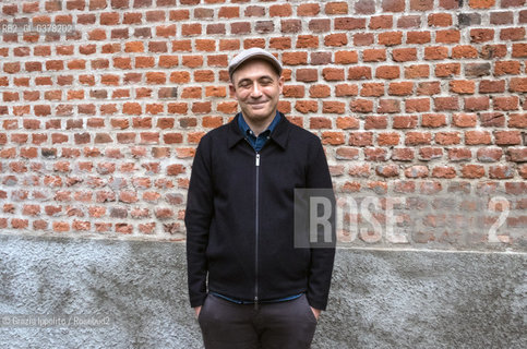 Nicola Manuppelli, author of Roma which is selected for Premio Strega, pictured at Bookpride at La fabbrica del vapore in Milan, 17-3-2019 ©Grazia Ippolito/Rosebud2