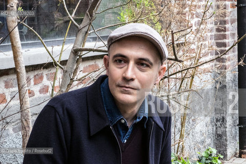 Nicola Manuppelli, author of Roma which is selected for Premio Strega, pictured at Bookpride at La fabbrica del vapore in Milan, 17-3-2019 ©Grazia Ippolito/Rosebud2