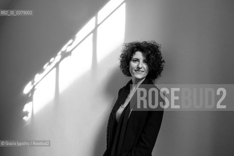 Paola Cereda, writer ,author of Della vita di Alfredo Confessioni audaci di un ballerino di liscio Quella metà di noi, finalist at premio Strega 2019, pictured in Milan,8-04-2019 ©Grazia Ippolito/Rosebud2