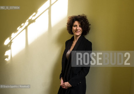 Paola Cereda, writer ,author of Della vita di Alfredo Confessioni audaci di un ballerino di liscio Quella metà di noi, finalist at premio Strega 2019, pictured in Milan,8-04-2019 ©Grazia Ippolito/Rosebud2