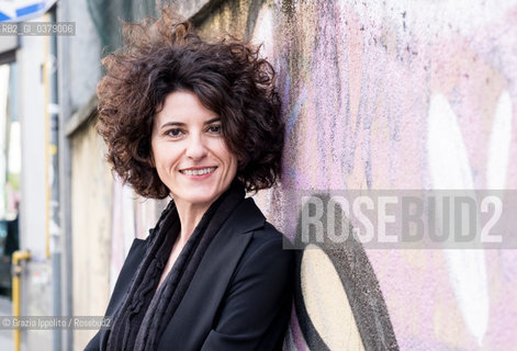 Paola Cereda, writer ,author of Della vita di Alfredo Confessioni audaci di un ballerino di liscio Quella metà di noi, finalist at premio Strega 2019, pictured in Milan,8-04-2019 ©Grazia Ippolito/Rosebud2