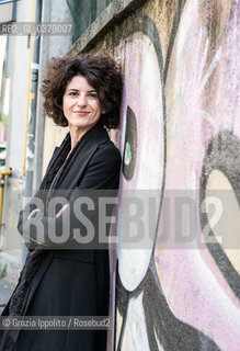 Paola Cereda, writer ,author of Della vita di Alfredo Confessioni audaci di un ballerino di liscio Quella metà di noi, finalist at premio Strega 2019, pictured in Milan,8-04-2019 ©Grazia Ippolito/Rosebud2