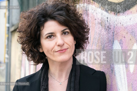 Paola Cereda, writer ,author of Della vita di Alfredo Confessioni audaci di un ballerino di liscio Quella metà di noi, finalist at premio Strega 2019, pictured in Milan,8-04-2019 ©Grazia Ippolito/Rosebud2