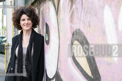 Paola Cereda, writer ,author of Della vita di Alfredo Confessioni audaci di un ballerino di liscio Quella metà di noi, finalist at premio Strega 2019, pictured in Milan,8-04-2019 ©Grazia Ippolito/Rosebud2