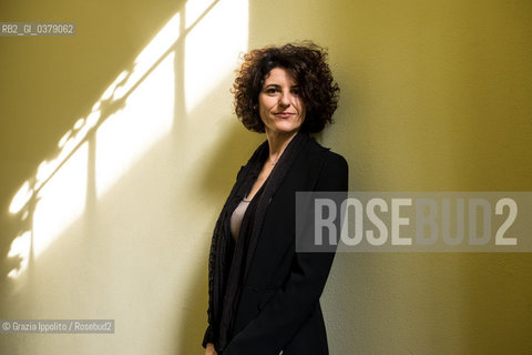 Paola Cereda, writer ,author of Della vita di Alfredo Confessioni audaci di un ballerino di liscio Quella metà di noi, finalist at premio Strega 2019, pictured in Milan,8-04-2019 ©Grazia Ippolito/Rosebud2