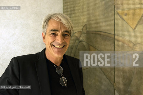 Marco Carniti,theater and opera director at the opening at Radio Monte Carlo in Milan of his mothers exhibitions on 8-4-2019 ©Grazia Ippolito/Rosebud2