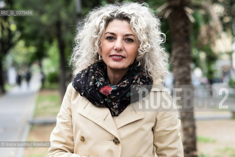 Maria Rosaria Selo, italian writer, author of numerous books such as Iosonodolore  La logica del gambero Le due lune, Naples 18-05-2019 ©Grazia Ippolito/Rosebud2