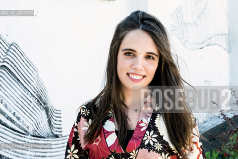 Giulia Rossi, born in Venice in 1990, writer , philosopher, author of “E’così che si fa”,which will be published in september ’19,  pictured in Milan at Robdemat restaurant, on 13-06-2019 ©Grazia Ippolito/Rosebud2