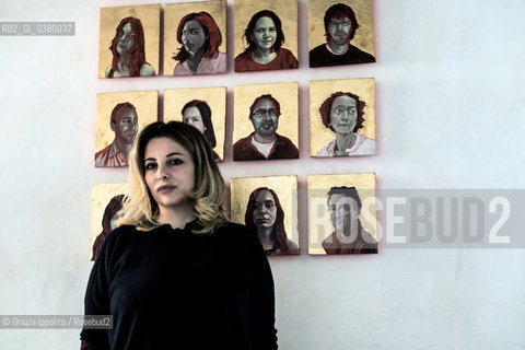 Teresa Ciabatti, writer, screenplayer author of La più amata Matrigna and others, pictured in her house in Rome, ©Grazia Ippolito/Rosebud2