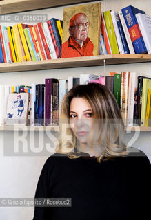 Teresa Ciabatti, writer, screenplayer author of La più amata Matrigna and others, pictured in her house in Rome, ©Grazia Ippolito/Rosebud2