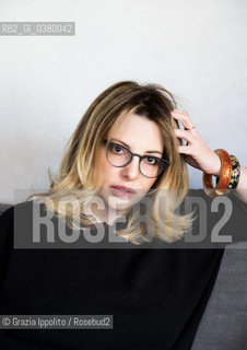 Teresa Ciabatti, writer, screenplayer author of La più amata Matrigna and others, pictured in her house in Rome, ©Grazia Ippolito/Rosebud2