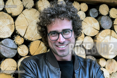 Matteo Cavezzali, writer,born in Ravenna in 1983, author of Icarusa story about the life of Raul Gardini, published by Minimum fax in 2018, pictured at Scrittura Festival at Campitello di Fassa, Trentino, on 3-08-2019 ©Grazia Ippolito/Rosebud2