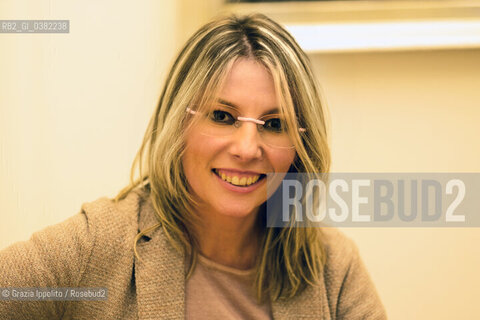 Sara Rattaro, author of Niente e come tewinner in 2015 of Premio Bancarella and numerous book such as Sentirai parlar di me, 2019, pictured at Bookcity Milano on16-11-2019  ©Grazia Ippolito/Rosebud2