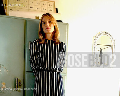 Eleonora Marangoni,author of Lux 2018 and Viceversa in 2020, pictured in her house in Milan,6-12-2018 ©Grazia Ippolito/Rosebud2