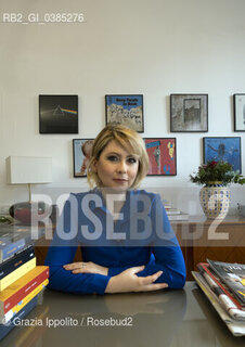 Corinna De Cesare, journalist at Corriere della Sera, founder ofThe Period, pictured in Milano, 23-02-2021 ©Grazia Ippolito/Rosebud2