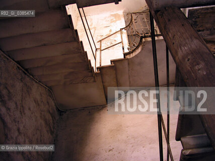 House of artists,staircast,in 2005 corso Garibaldi 89/a, ©Grazia Ippolito/Rosebud2