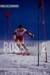 Franz Klammer ,in slalom during worldchampionship at st. Moritz, in 2021 was realized a movie about his careerChasing the line, ©Grazia Ippolito/Rosebud2