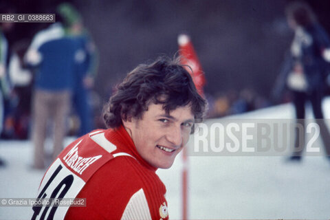 Franz Klammer, skier ,worldchampionship, 1974 ©Grazia Ippolito/Rosebud2