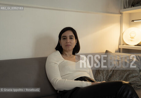 Fuani Marino, writer author of novel Svegliami a mezzanotte becomed a documentary by director Francesco Patierno on february23 about her suicide attempt, during postpartum depression, ©Grazia Ippolito/Rosebud2