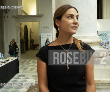 Viola Ardone author of many books such asil treno dei bambini Oliva Denaro , Grande meraviglia 2023..naples , Grande Archivio di Napoli 9/23/23 ©Grazia Ippolito/Rosebud2