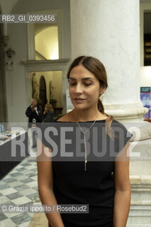 Viola Ardone author of many books such asil treno dei bambini Oliva Denaro , Grande meraviglia 2023..naples , Grande Archivio di Napoli 9/23/23 ©Grazia Ippolito/Rosebud2