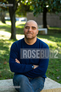 Dario Ferrari, writer and history and Philosophy teacher at Liceo Plinio in Rome, 11/13/23 ©Grazia Ippolito/Rosebud2