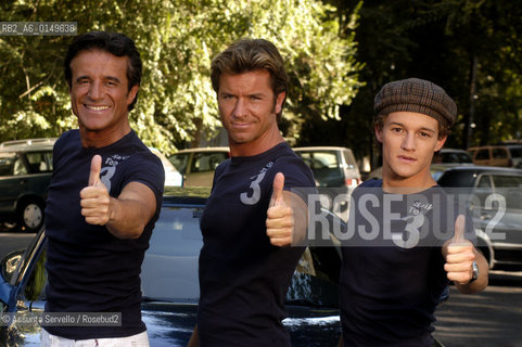 ATTENTI AI QUEI TRE: REGIA DI ROSSELLA IZZO. CRISTIAN E BRANDO DE SICA E PAOLO CONTICINI ©Assunta Servello/Rosebud2