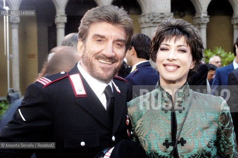 IL MARESCIALLO ROCCA 4 GIGI PROIETTI E VERONICA PIVETTI( FRANCESCA) ©Assunta Servello/Rosebud2