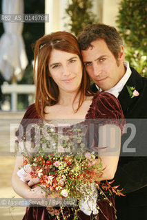 Roma 10 dicembre 20005.Gli sposi Sveva Sagramola e Diego Dolce . ©Assunta Servello/Rosebud2