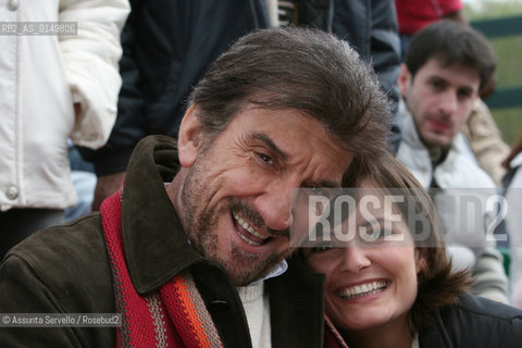 roma18-07-05. Il maresciallo Rocca 5.Regia Giorgio Capitani e Fabio Jephcott.Gigi Proietti e Francesca Rinaldi. ©Assunta Servello/Rosebud2