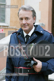 roma18-07-05. Il maresciallo Rocca 5.Regia Giorgio Capitani e Fabio Jephcott.Corrado Tedeschi. ©Assunta Servello/Rosebud2