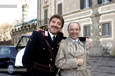 IL MARESCIALLO ROCCA 4..GIGI PROIETTI (ROCCA) E MATTIA SBRAGIA ©Assunta Servello/Rosebud2