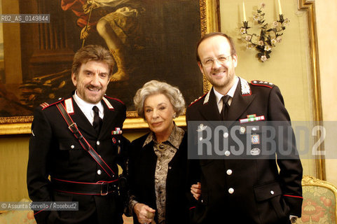 IL MARESCIALLO ROCCA 4..GIGI PROIETTI (ROCCA)- ANNA PROCLEMER..E ROBERTO ACCORNERO ©Assunta Servello/Rosebud2