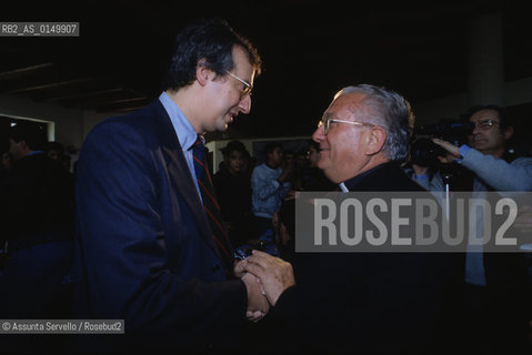 DON PIERINO GELMINI CON WALTER VELTRONI ©Assunta Servello/Rosebud2